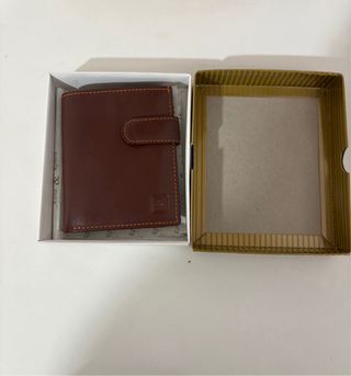 Cartera monedero Anna & Robert marrón