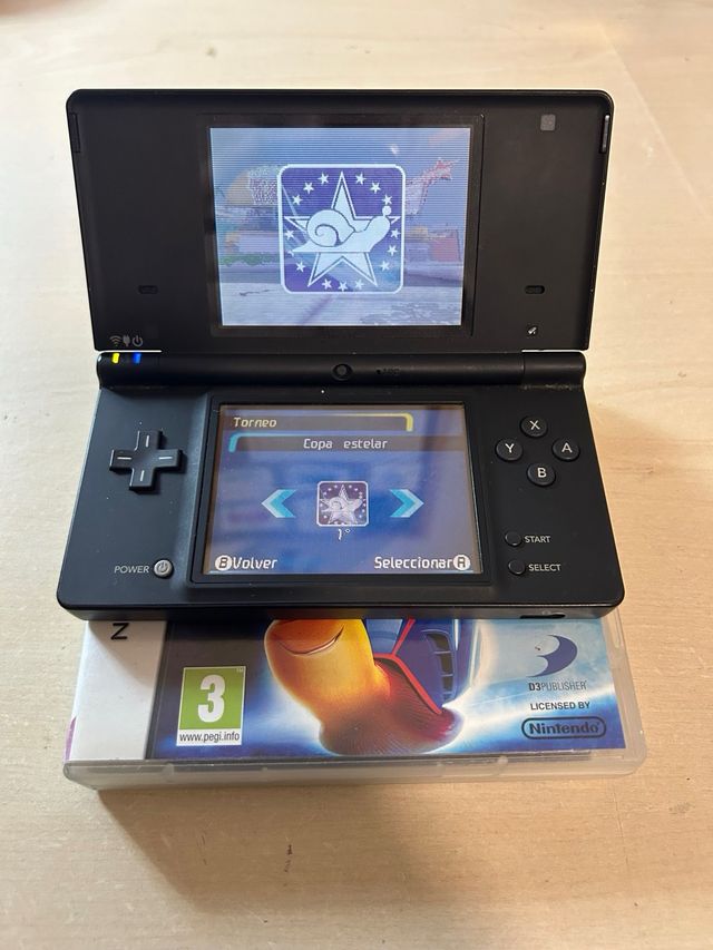 Nintendo DS Negra + Juego Turbo