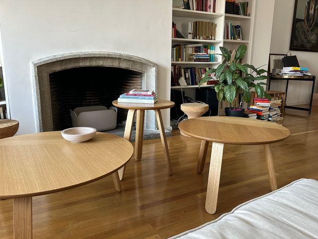 URGE - Set 3 Mesas Auxiliares Redondas Hay