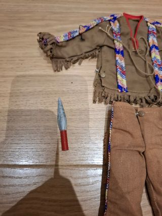 Geyperman Guerrero Indio Ropa y Lanza