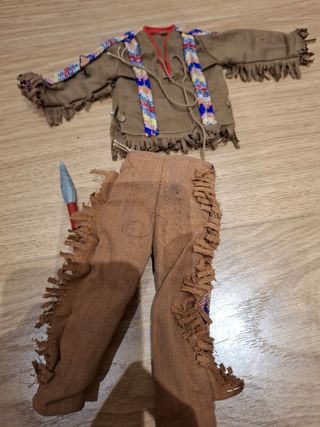 Geyperman Guerrero Indio Ropa y Lanza