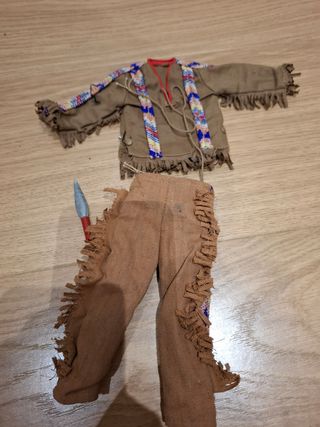 Geyperman Guerrero Indio Ropa y Lanza