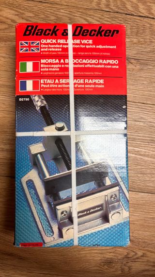 Mordaza rápida Black & Decker D2750 100mm NUEVA