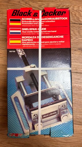 Mordaza rápida Black & Decker D2750 100mm NUEVA