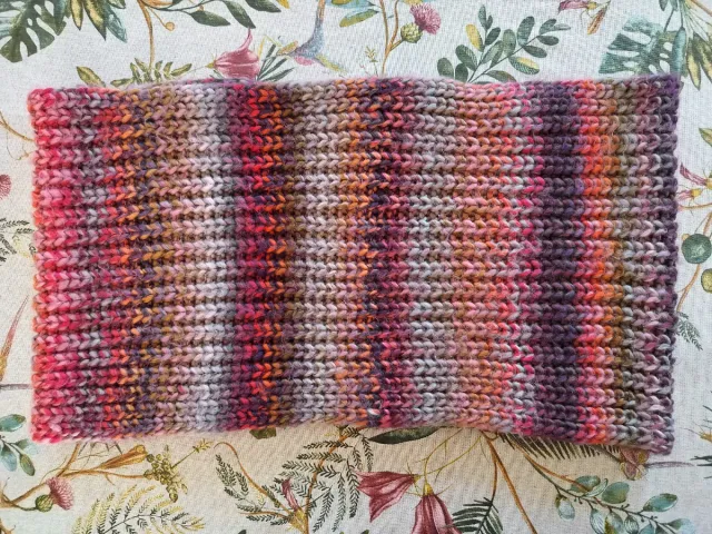 ❤️ Bufanda de punto multicolor