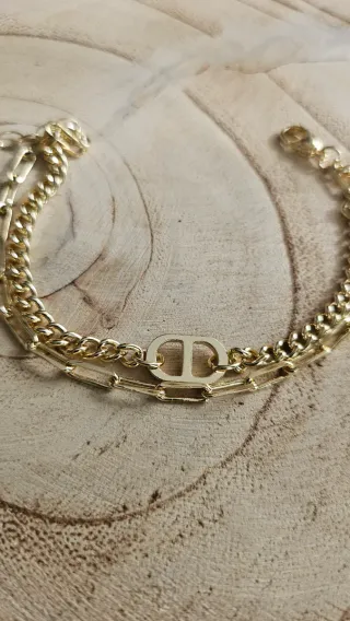 Pulsera laminada 14k