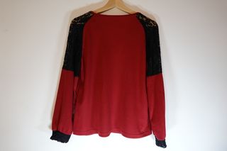 Jersey Shein rayas blanco, negro y marrón