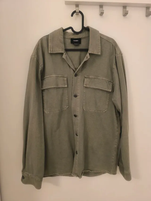 Sobrecamisa Pull&Bear Verde Oliva