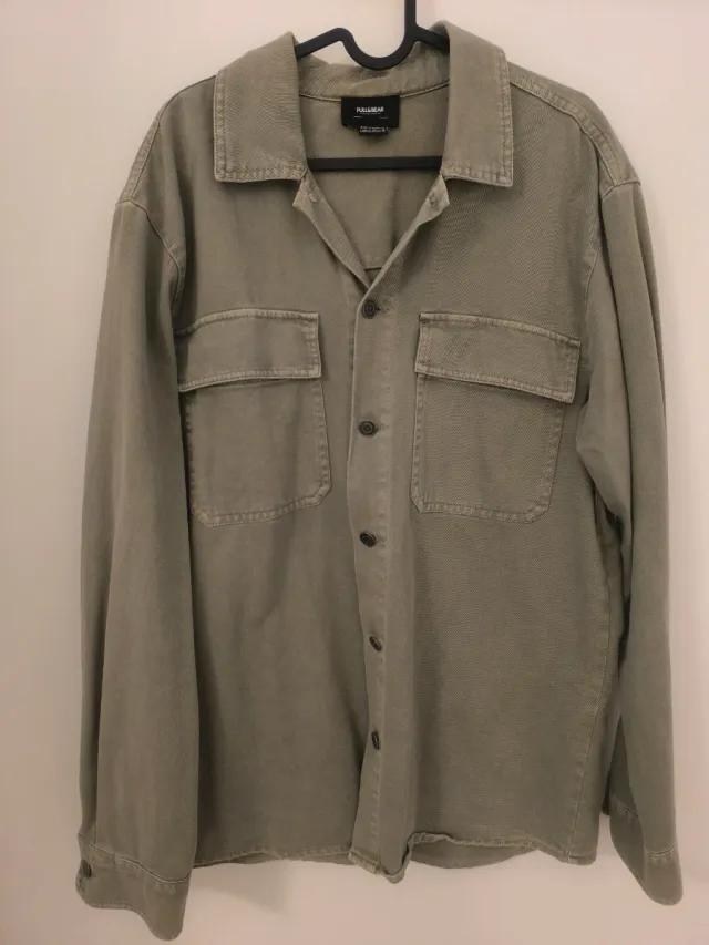 Sobrecamisa Pull&Bear Verde Oliva