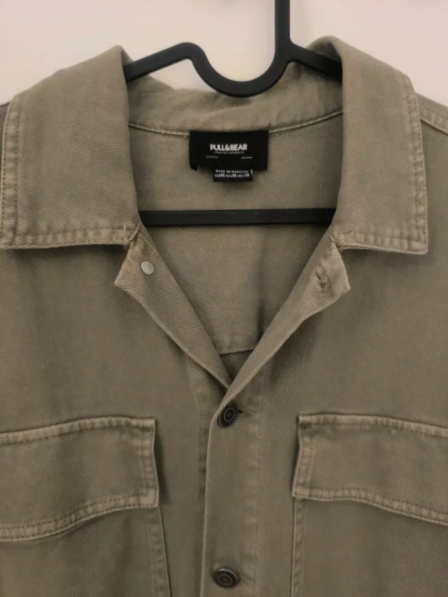 Sobrecamisa Pull&Bear Verde Oliva
