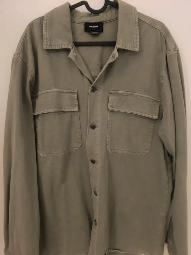 Sobrecamisa Pull&Bear Verde Oliva