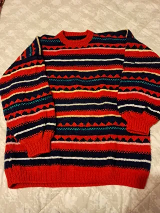 Maglione fatto a mano fantasia Natalizia