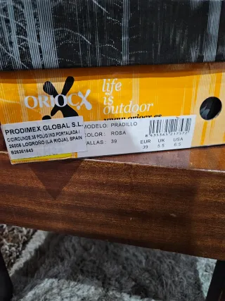 Sandalias Oriocx Trekking Niña/mujer Rosa y Gris