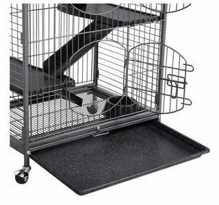 Jaula metálica para hurones, conejos, hámster