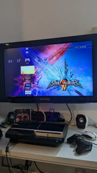 Consola PlayStation 3 PS3 +Soul Calibur+cámara+...