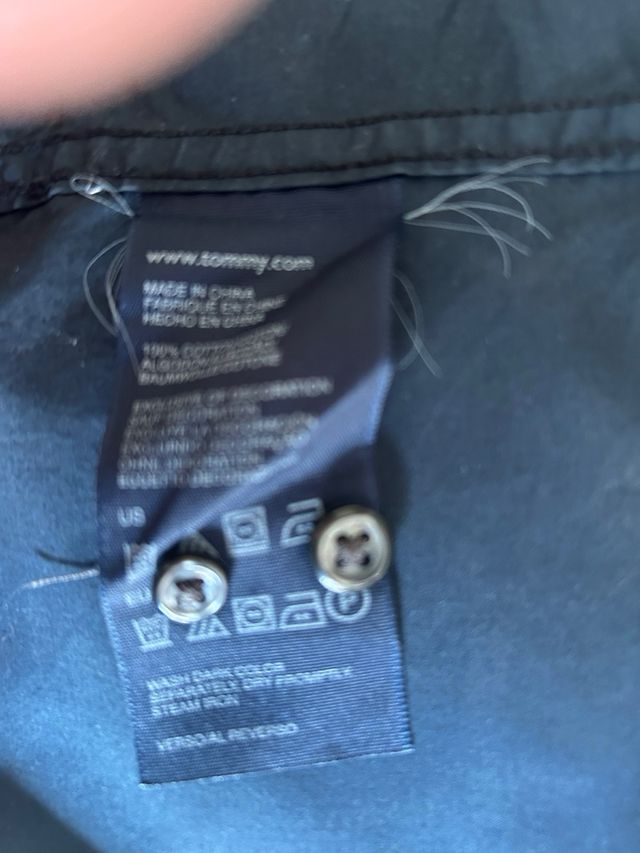 Camisa Tommy Hilfiger Negra Talla M