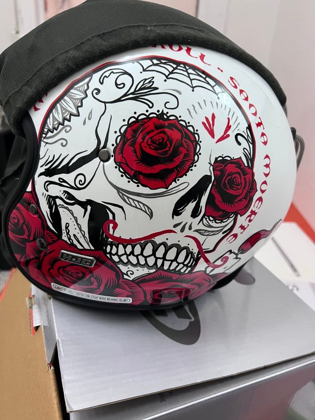 Casco Moto HJC V31 Talla M Blanco