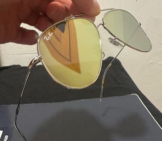 Gafas de sol Ray-Ban Aviator Plata y Amarillo