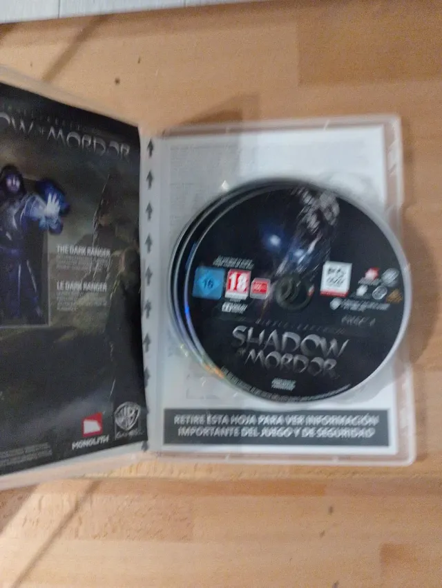 Juego PC Sombras de Mordor DVD