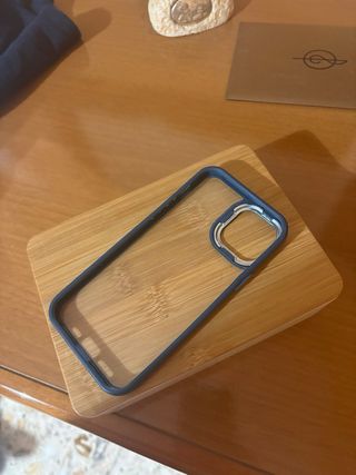 Cover iPhone 12/12 Pro Trasparente Blu