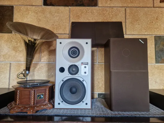 Altavoces Technics Plata y Marrón