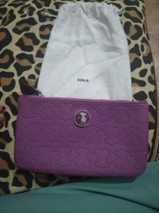 Bolso de mano Tous morado original