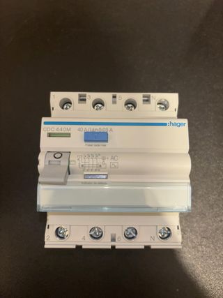 Interruptor diferencial Hager