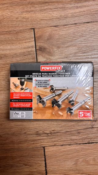 Brocas Forstner Powerfix 15-35mm (5 uds)