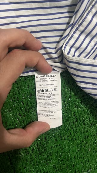 Camisa formal Emilio Tucci a rayas