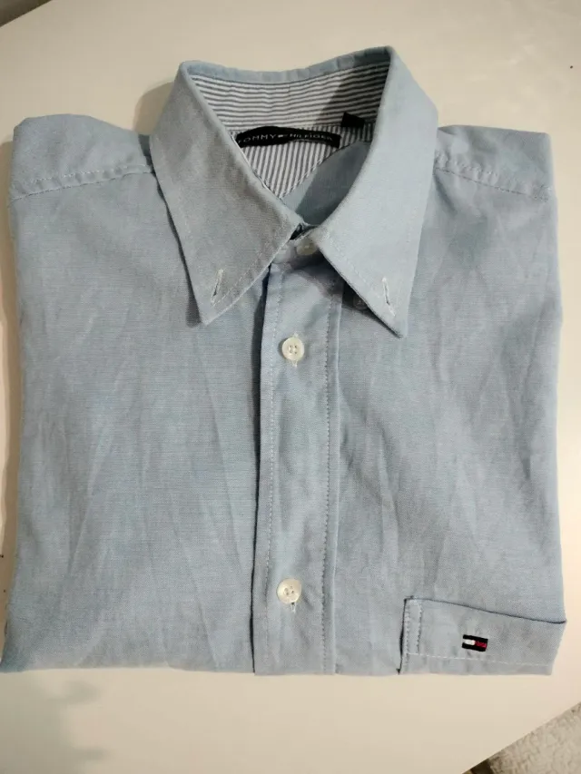 Camisa Tommy Hilfiger Talla M Azul