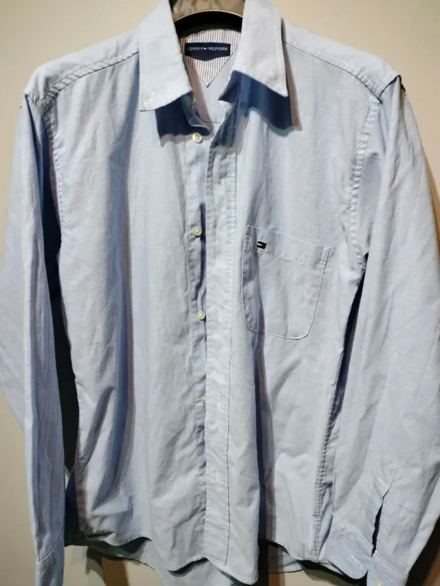 Camisa Tommy Hilfiger Talla M Azul