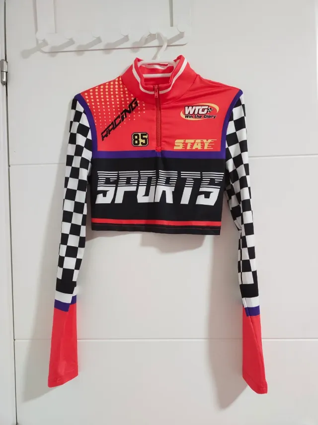 Top Crop Racing Estampado