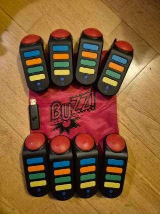 Mandos Buzz 8 unidades + Dongle USB