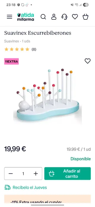 Suavinex Escurre biberones