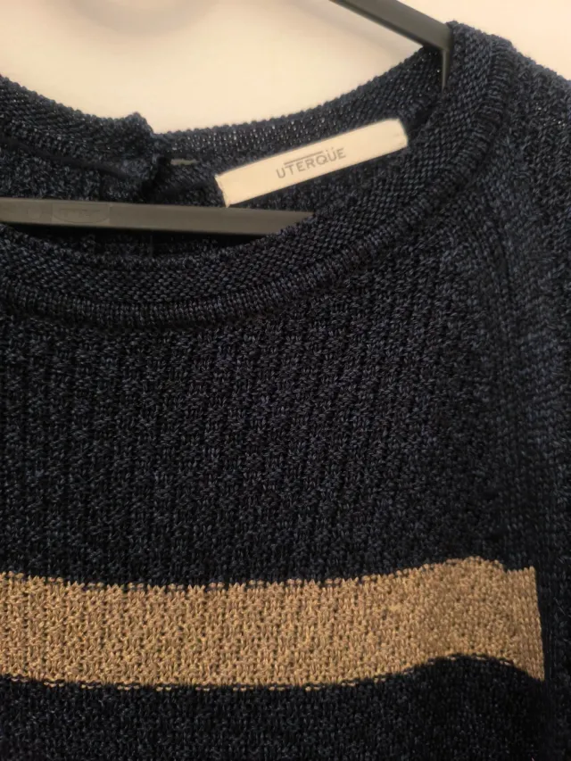 Vestido de hilo Uterqüe