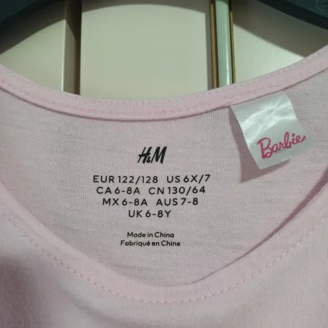 Vestido Barbie lentejuelas niña