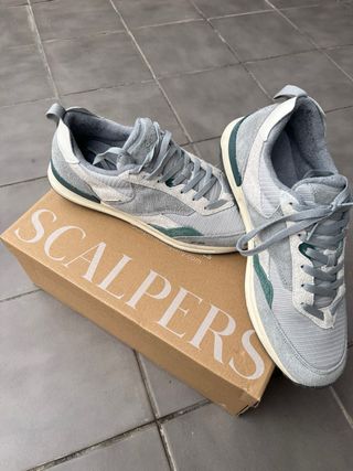 Zapatillas Scalpers Talla 46 Gris/Verde