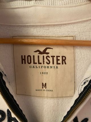 Sudadera Hollister con cremallera Talla M