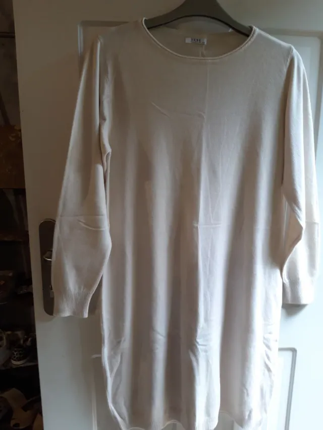 Vestido de punto TESE beige.claro...talla 48