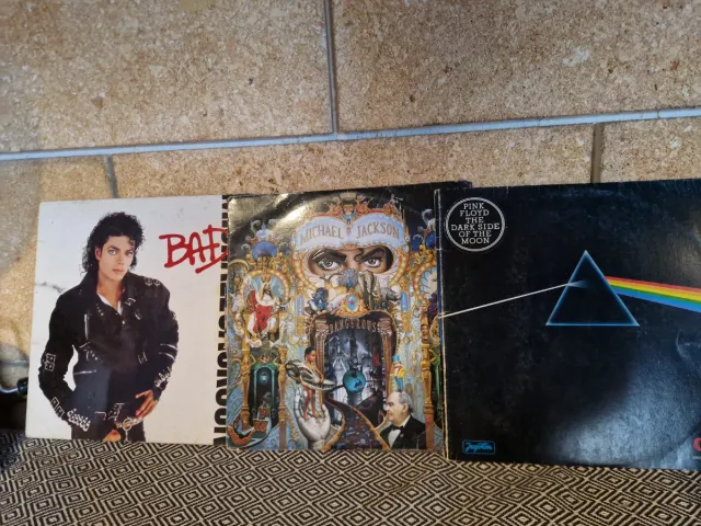 Colección de discos de vinilo