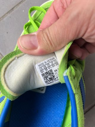 Zapatillas Adidas Talla 47 Verde y Azul