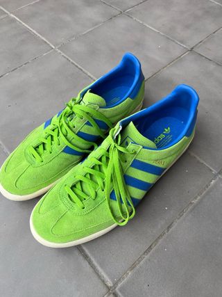 Zapatillas Adidas Talla 47 Verde y Azul