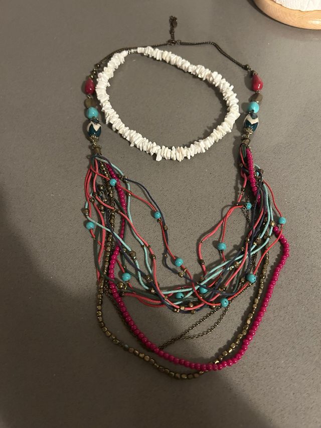 Pack 2 collares boho multicolor