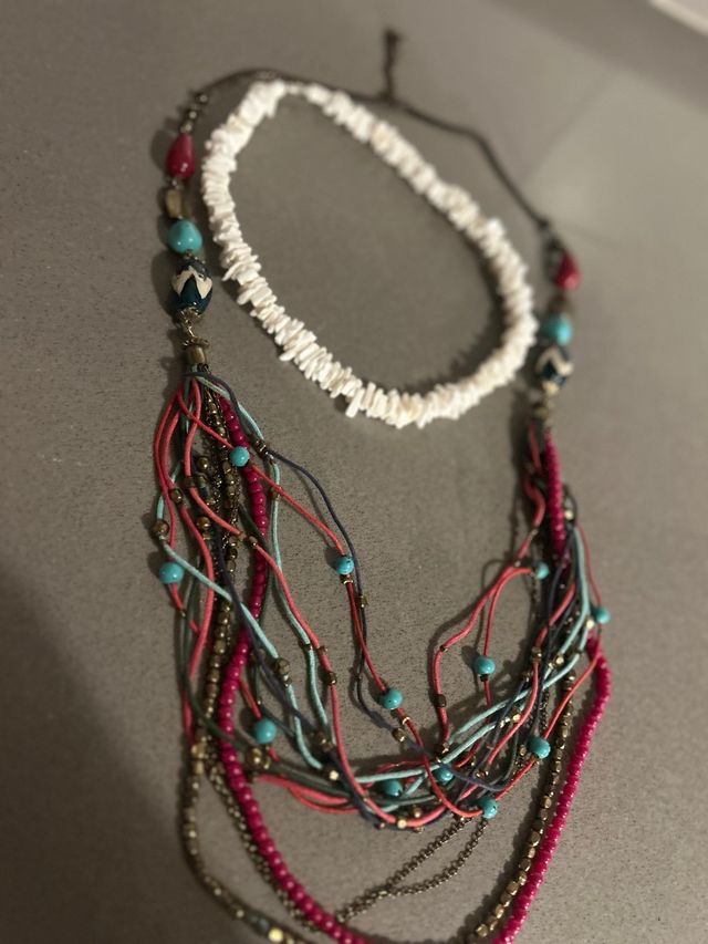 Pack 2 collares boho multicolor