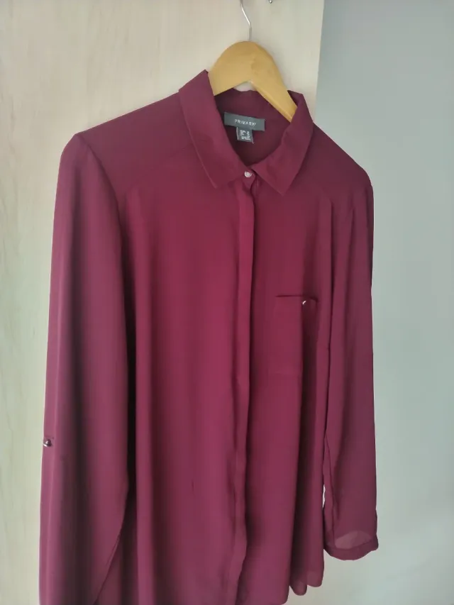 Camisa Morada Mujer Primark