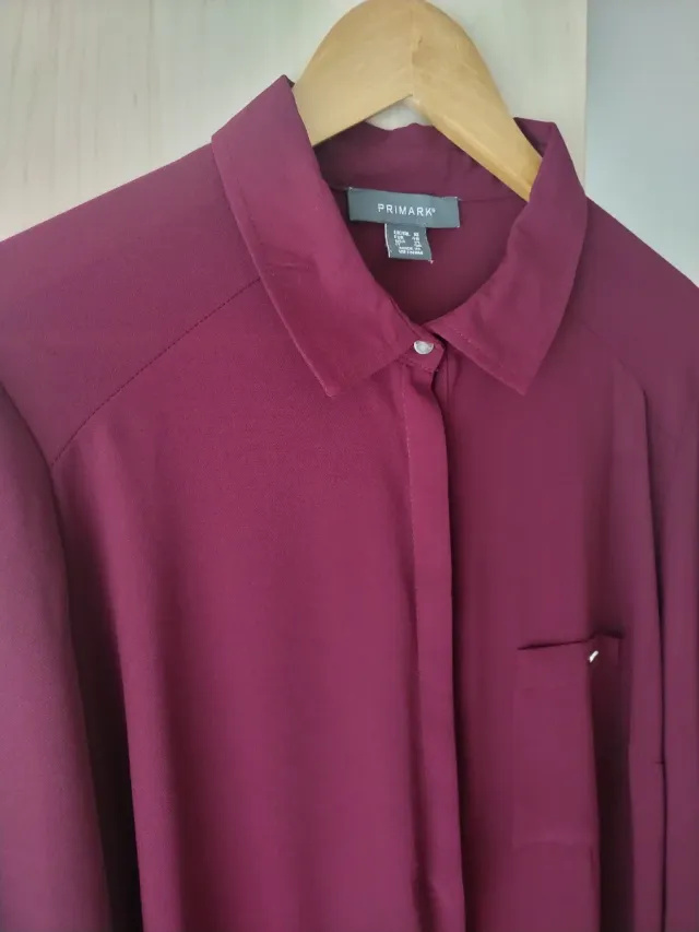 Camisa Morada Mujer Primark