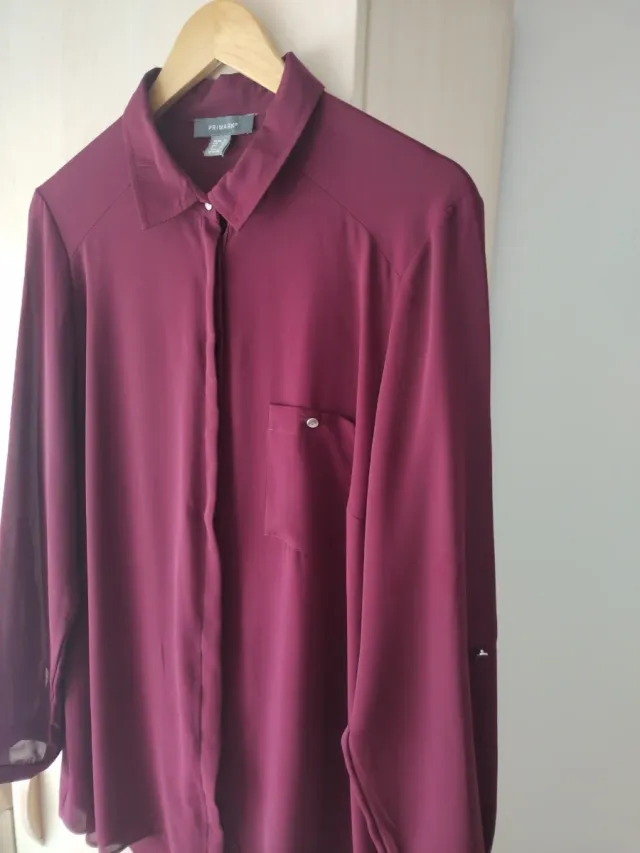 Camisa Morada Mujer Primark