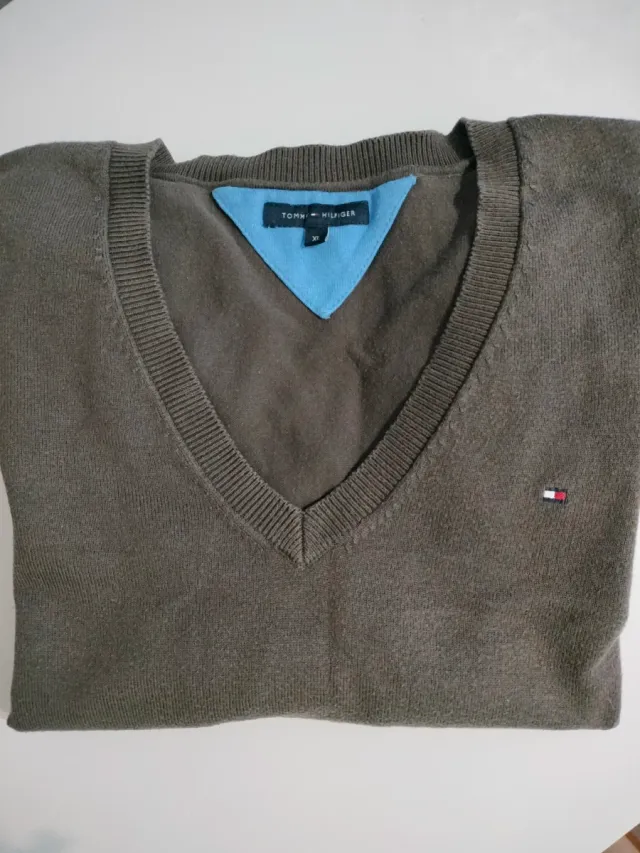 Jersey Tommy Hilfiger V-Neck Talla XL