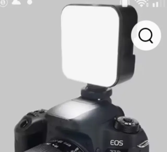 Luz de relleno para cámara fotográfica