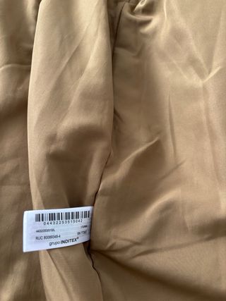 Mono acolchado ZARA verde militar Talla L